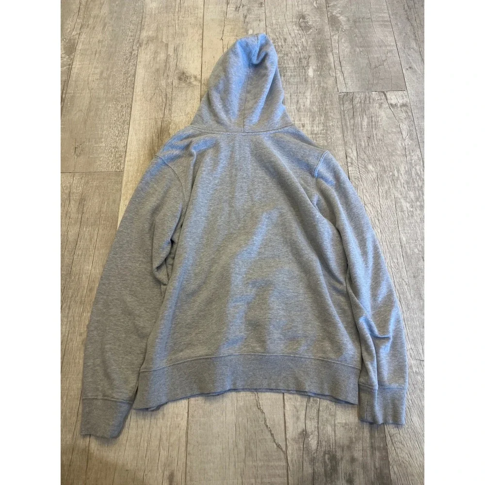 The North Face Mens Bear Mountain Graphic Hoodie Grey‎ Fleece Pullover Large